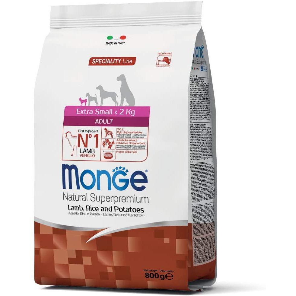 Monge Extra Small Adult Agnello 800 gr Monge Extra Small Adult Agnello 800 gr